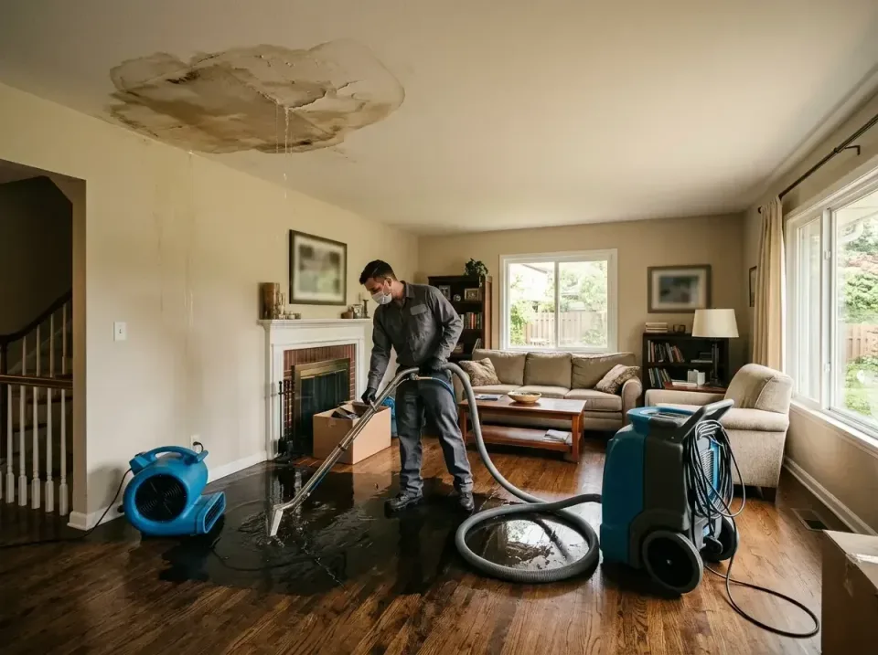 attic-pipe-burst-ceiling-drip-008 — frequently asked questions, Water Damage Restoration & Carpet Care in Centre, AL